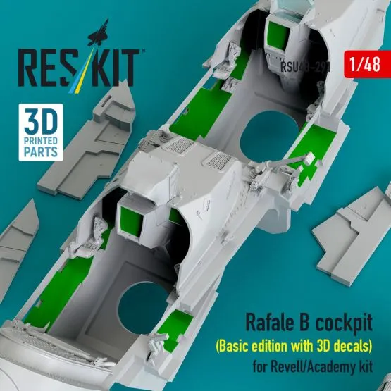 Rafale B cockpit (with 3D decals) for Revell 1:48