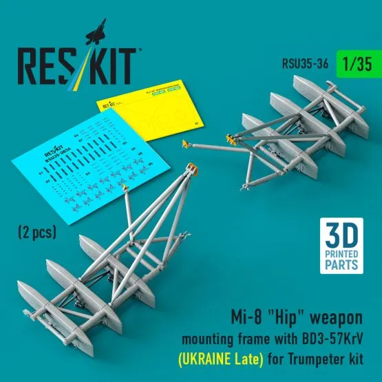 Mi-8 "Hip" weapon mounting frame (Ukraine) 1:35