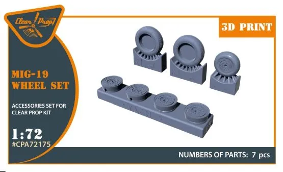 MiG-19 wheel set 1:72