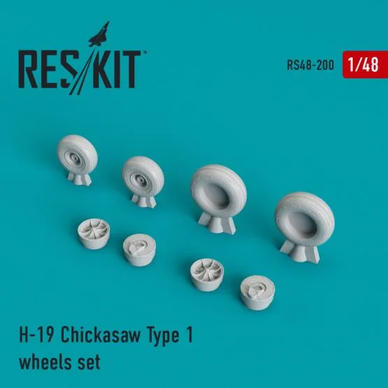 H-19 Chickasaw Type 1 wheels 1:48