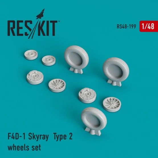 F4D-1 Skyray Type 2 wheels 1:48