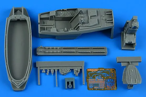 F-22A Raptor cockpit set (Academy) 1:48
