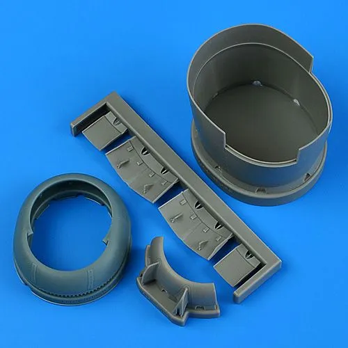 F6F-5 Hellcat cowling and cooling flaps (opened) (Hase.) 1:48