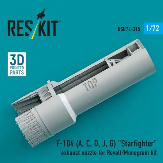 F-104 (A, C, D, J, G) exhaust nozzle for Revell 1:72