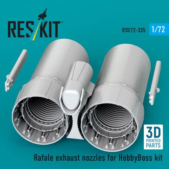 Rafale exhaust nozzles for HobbyBoss 1:72
