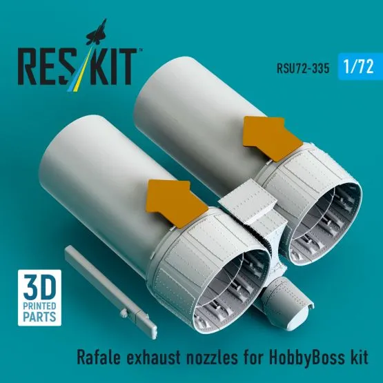 Rafale exhaust nozzles for HobbyBoss 1:72