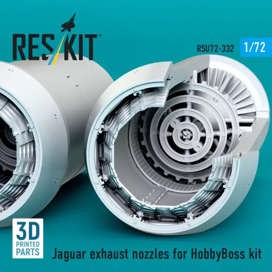 Jaguar exhaust nozzles for HobbyBoss 1:72