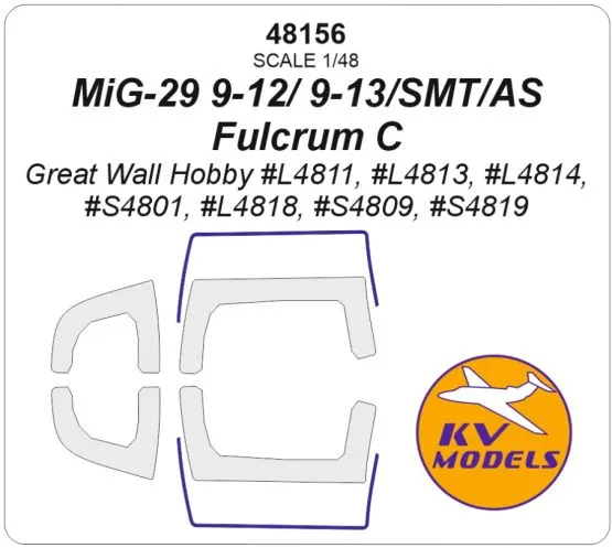 MiG-29 mask for GWH 1:48