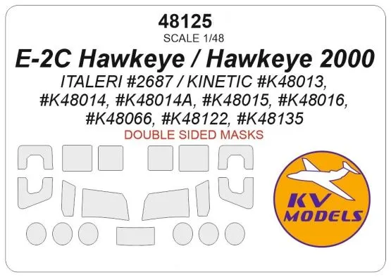 E-2C mask for Kinetic 1:48