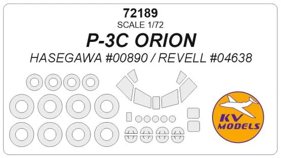 P-3C ORION mask for Hasegawa 1:72