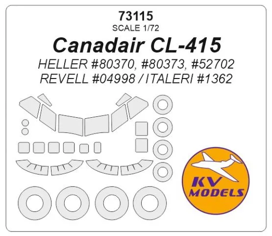 Canadair CL-415 mask for Heller 1:72 Canadair CL-415 mask for Heller 1:72