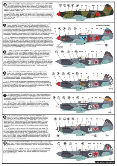 Yakovlev Yak-9T decals 1:32