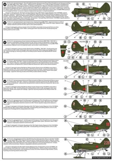 Polikarpov I-16 typen 4, 5, 12 1:48