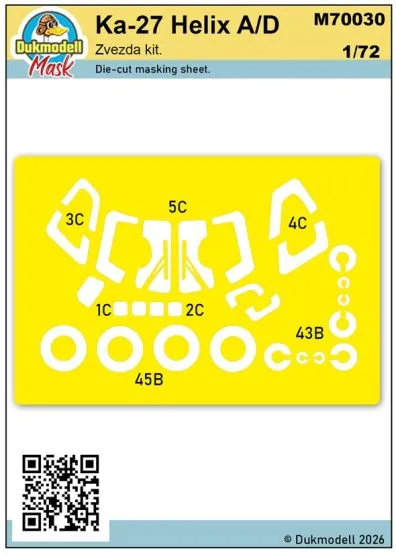 Mi-8/ Mi-17 mask for HobbyBoss 1:72
