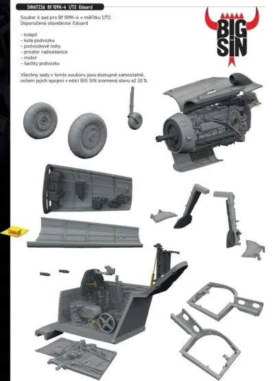 Bf 109K-4 BIG SIN Collection 1:72