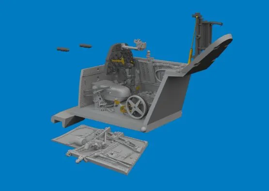 Bf 109K-4 cockpit PRINT 1:72