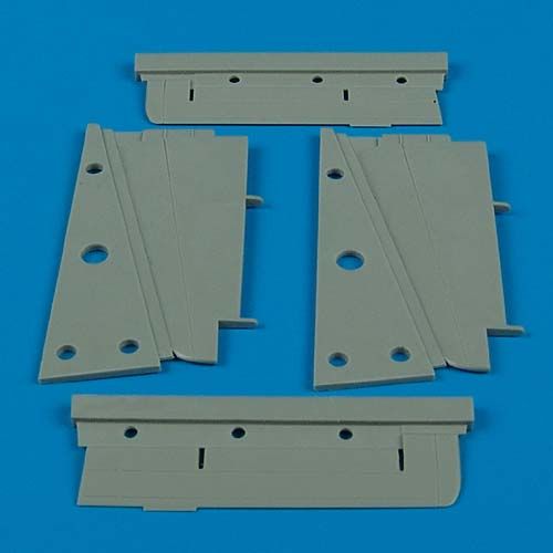 A-1 Skyraider horizontal stabilizers for Hase. 1:72
