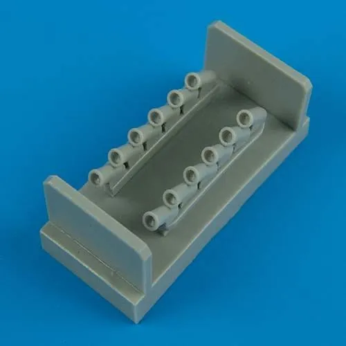 Spitfire Mk.IX exhaust - round für Airfix 1:72