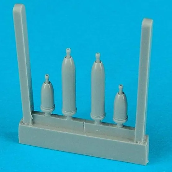 Spitfire F Mk. 24 cannon barels 1:48