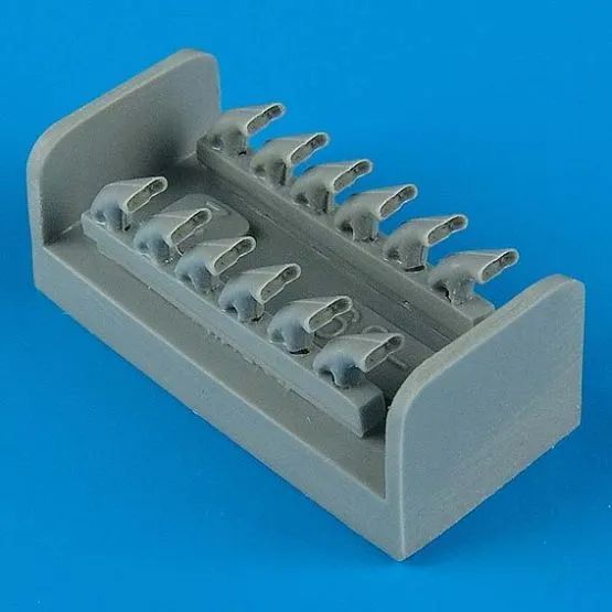 P-39Q/N fishtail exhaust for Hasegawa 1:48