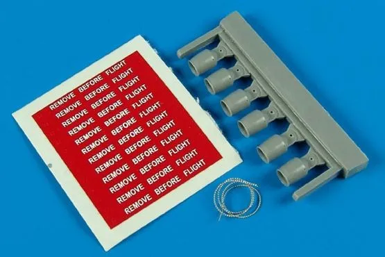 AIM 9L/M/N seeker head cover w. R.B.F flags late 1:32