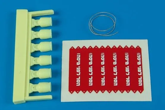 AIM 9L/M/N seeker head cover w. R.B.F flags - IDF 1:32