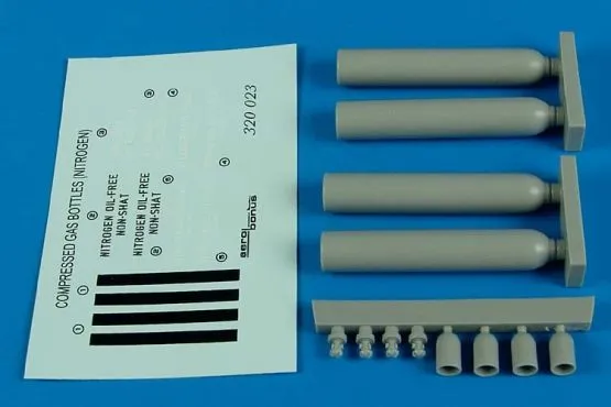 Compressed gas bottles - Nitrogen 1:32