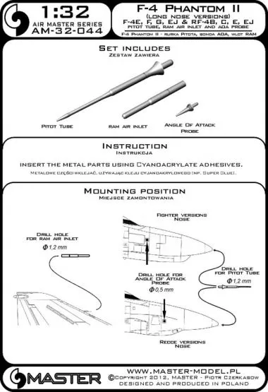 F-4 Phantom II (long nose versions) 1:32