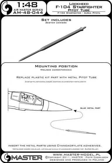 F-104 Starfighter - Pitot Tube 1:48