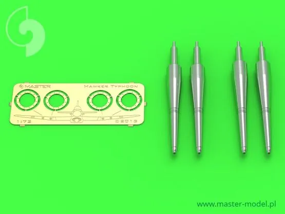 Typhoon Mk IB late type cannons with covered barrels 1:72