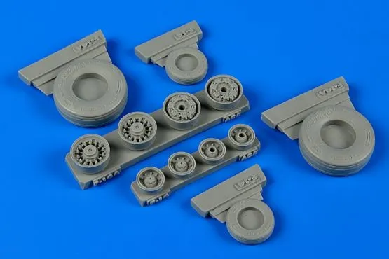 F-14A Tomcat weighted wheels (Academy) 1:48