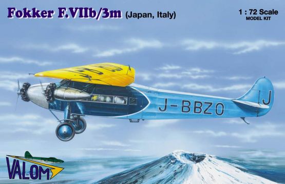 Fokker F.VIIb/3m (Japan and Italy marking) 1:72
