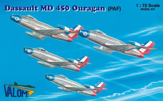 Dassault MD 450 Ouragan (PAF) 1:72