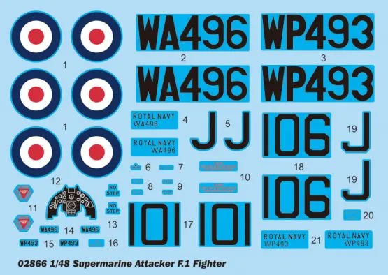Supermarine Attacker F.1 Fighter 1:48