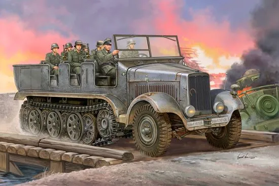 Sd.Kfz.6 Halbkettenzugm. Artill. 1:35