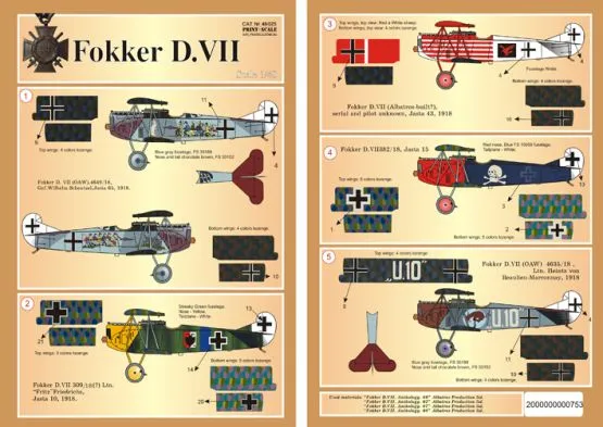 Fokker D.VII Part.1 1:48