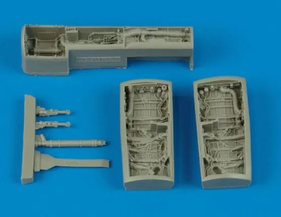 F/A-18A/C/D Hornet wheel bays for Hasegawa 1:72