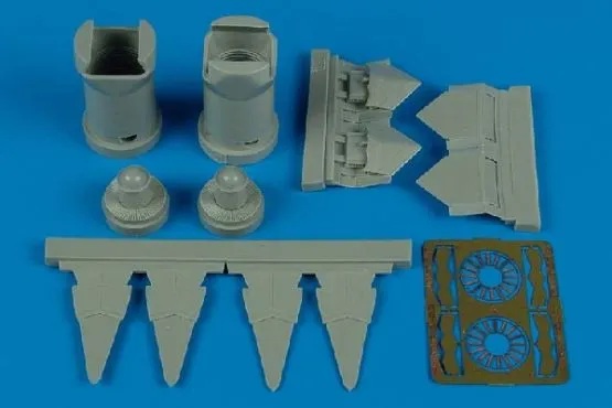 F/A-22A Raptor exhaust nozzles for Revell 1:72