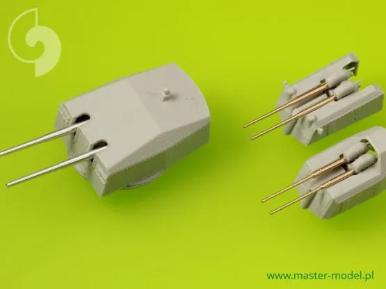 Bismarck - secondary and heavy AA armam barrels 1:200