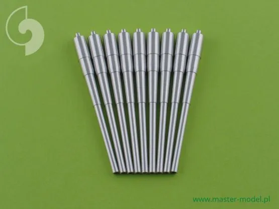 USN 16in/45 Mark 6 barrels - without blastbags 1:350 USN 16in/45 Mark 6 barrels - without blastbags 1:350