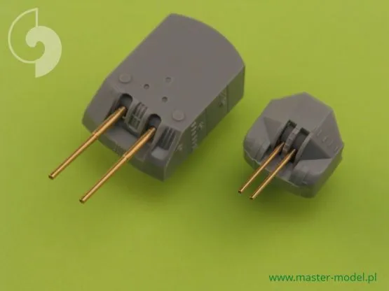 IJN Yahagi armament - 15cm, 8cm barrels 1:350