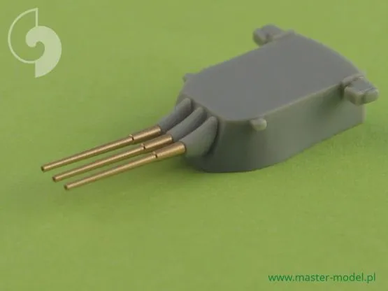 USN 8"/55 (20.3 cm) Mark 12 barrels 1:700