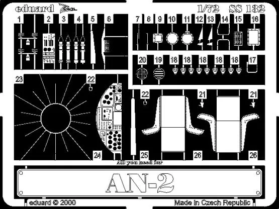 An-2 P.E. set - Zoom 1:72