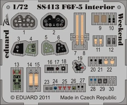 F6F-5 interior S.A. for Eduard - Zoom 1:72