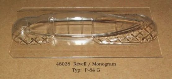 F-84G canopy für Revell/Monogram 1:48