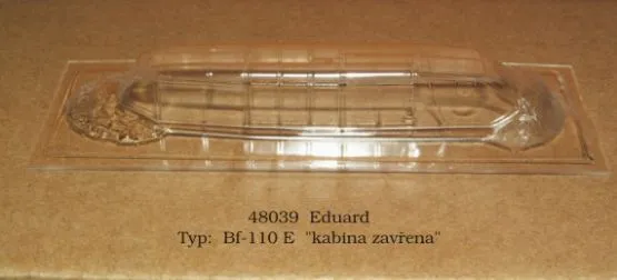 Bf 110E canopy for Eduard 1:48