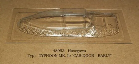 Typhoon Mk.Ib car door early vacu canopy for Hase. 1:48