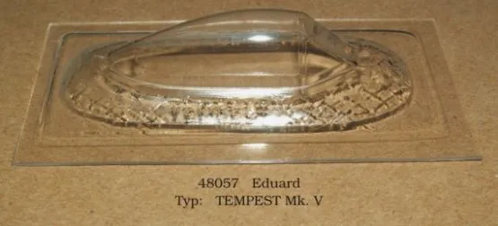 Tempest Mk.V vacu canopy für Eduard 1:48