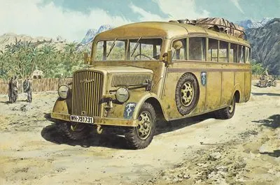 Opel Blitz Omnibus (model W.39 Ludewig-built, late) 1:72