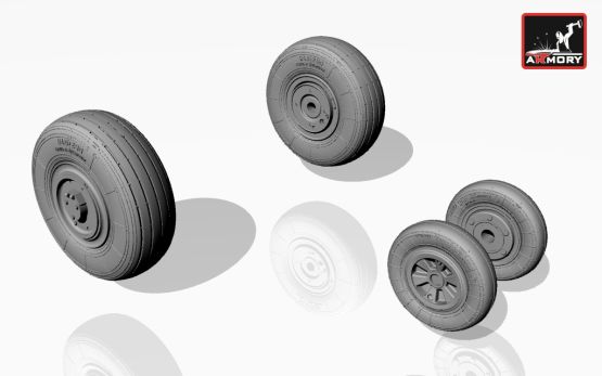 MiG-23,23P(early) wheels 1:72